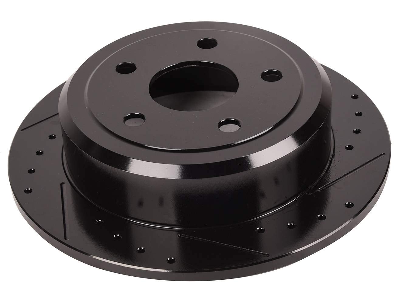 Bapmic 53040 53041 Front & Rear Brake Rotors and Ceramic Brake Pads Kit - Compatible with 2007-2017 Jeep Wrangler JK & Unlimited - Perfect for Off-Roading, Daily Driving & Heavy-Duty Performance
