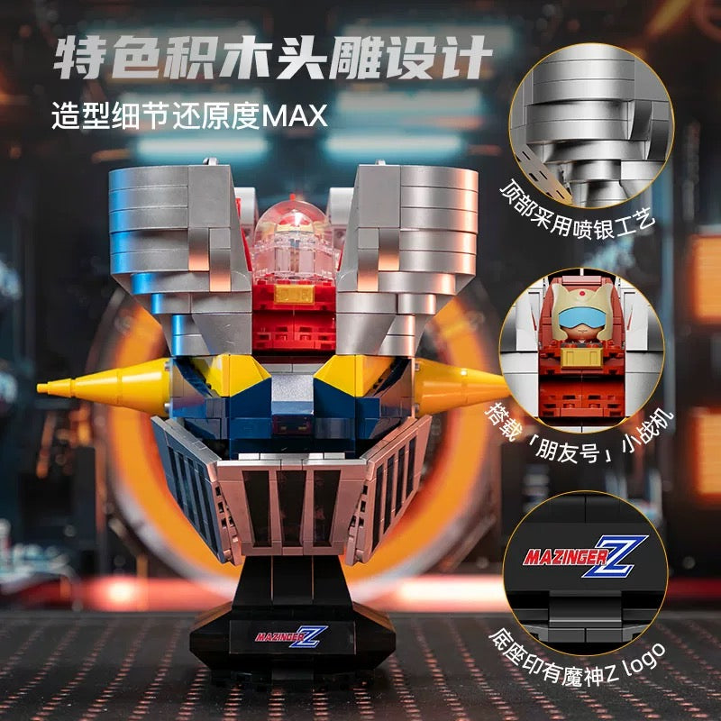 Pantasy Mazinger Z Series Building Blocks - Collectible Robot Model Kit for Adults & Kids - Perfect for Gifts, Display, and Anime Fans