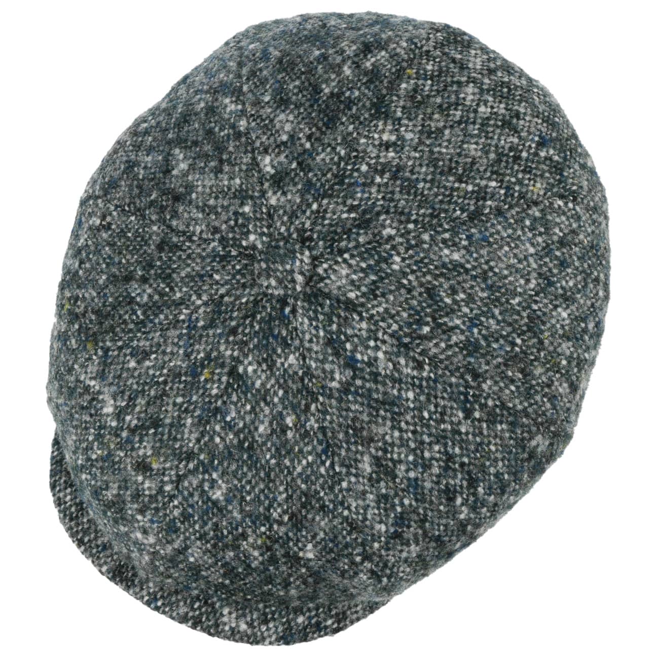 JJ Hats - Premium Eight Panel Cap in Donegal Virgin Wool for Men & Women | Classic Irish Tweed Style for Outdoor, Casual & Winter Wear