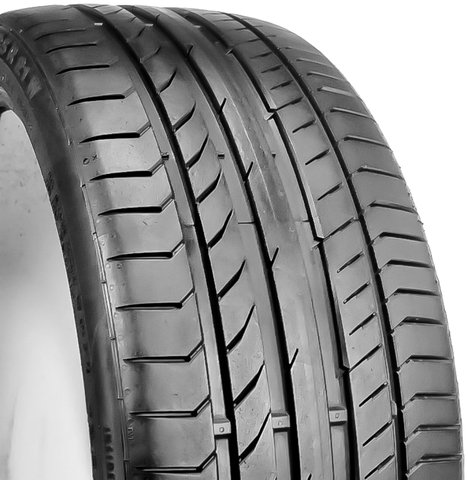 Continental ContiSportContact 5 High Performance Summer Radial Tire - 245/35R21 XL 96W for Sports Cars & Luxury Sedans - Perfect for High-Speed Driving & Wet/Dry Conditions