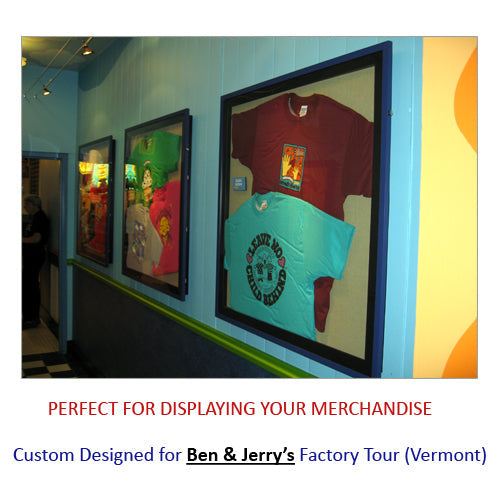 16x20 SwingFrame Designer Metal Frame Shadow Box Display Case with Cork Board - 4 Inch Deep for Wall Decor, Memorabilia, and Photo Display in Home or Office