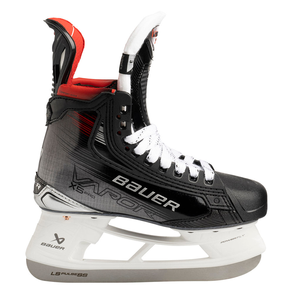 Bauer Vapor X5 Pro Junior Ice Hockey Skates - Lightweight Performance Skates for Youth Players - Perfect for Ice Rink Training & Competitive Games