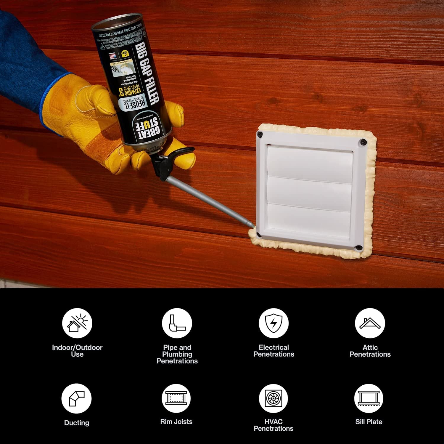 Great Stuff 99108860 Smart Dispenser Foam Sealant - 12 Pack for Home Insulation, Air Sealing & DIY Projects | Perfect for Gaps, Cracks & Energy Efficiency