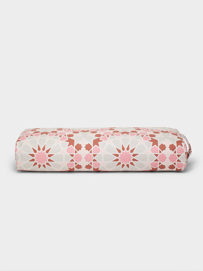 Manduka Rectangular Enlight Technology Meditation Bolster Cushion - Premium Yoga Support for Back, Hips & Knees - Ideal for Meditation, Yin Yoga & Home Relaxation