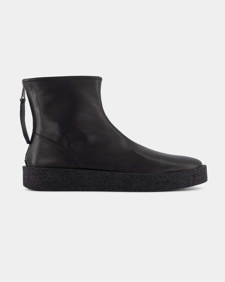 Premium Black Leather Shadow Boots for Men & Women - Stylish & Comfortable for Casual Wear, Outdoor Adventures & Fashion Statements