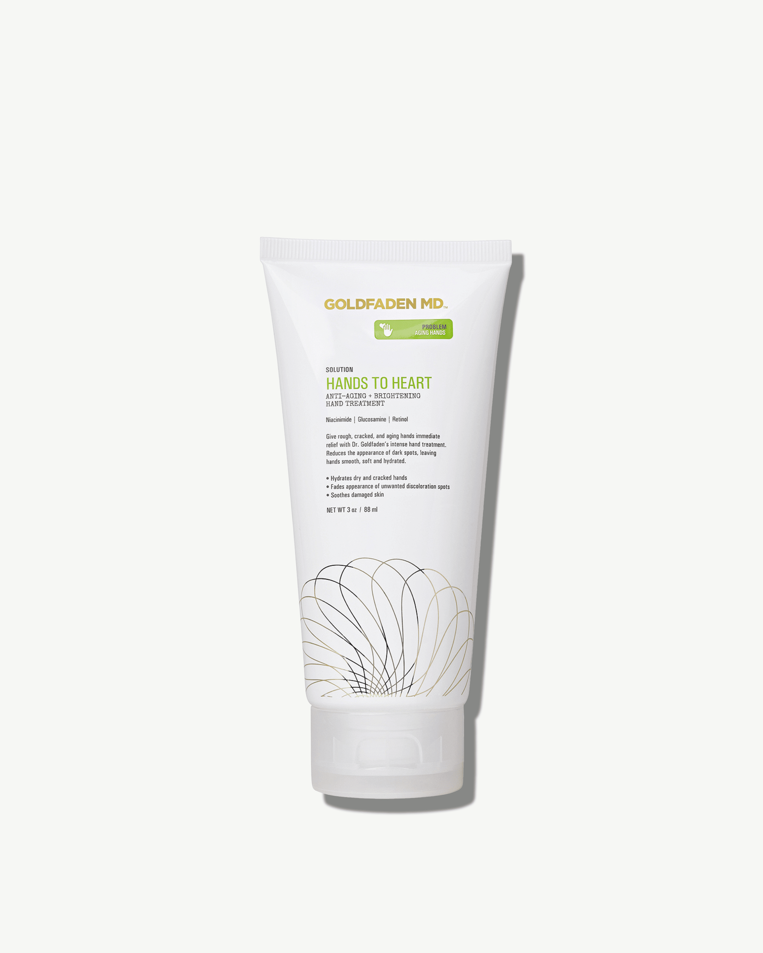 Hands to Heart Brightening Hand Treatment Cream - Moisturizing & Anti-Aging for Dry Skin - Perfect for Daily Use, Night Care & Gift Giving