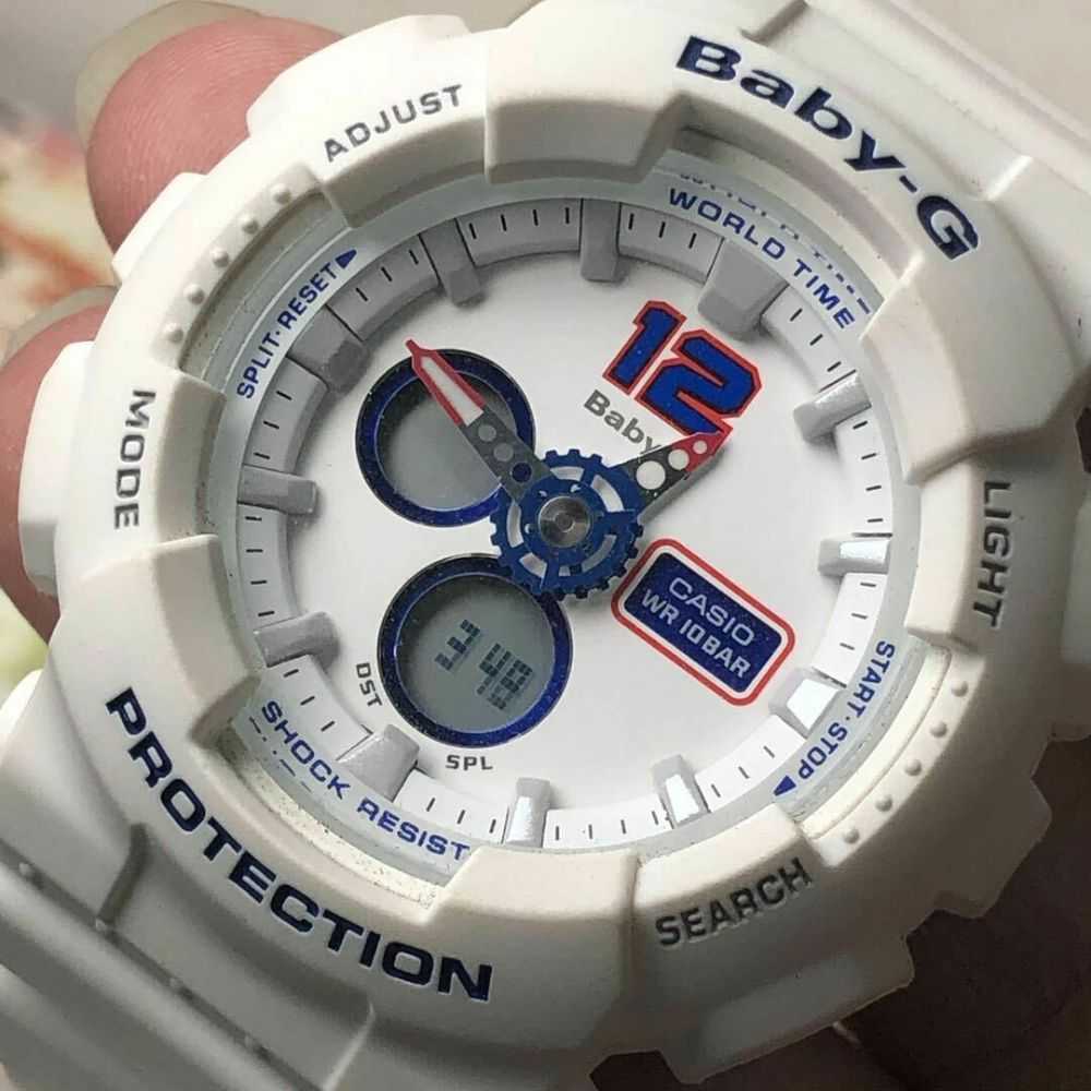 CASIO BABY-G BA-120TR-7BDR Digital Sport Watch for Women - Shock Resistant, Water Resistant, LED Light - Perfect for Running, Swimming & Outdoor Activities