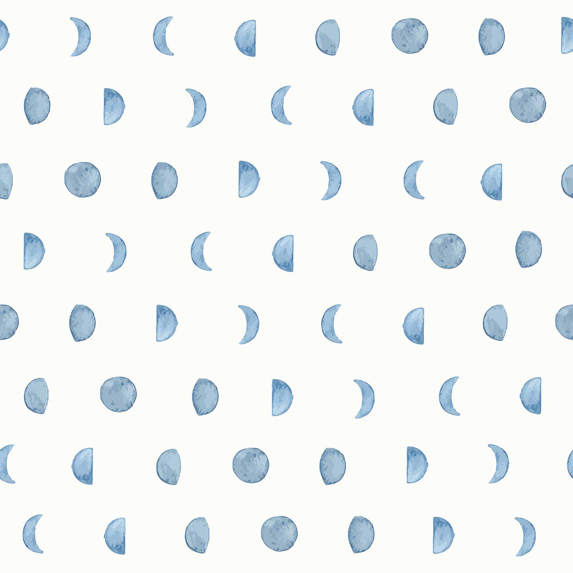 Blue Moon Peel and Stick Removable Wallpaper - Self-Adhesive Wallpaper for Bedroom, Living Room, Nursery - Easy to Install & Remove - Waterproof & Durable - 4886