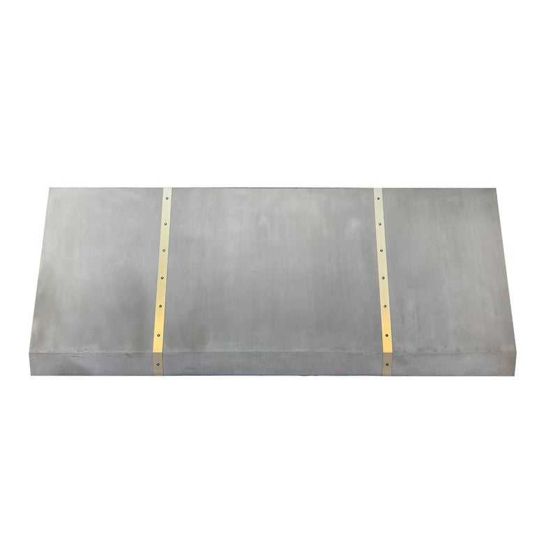 SINDA Sloped Luxury ZRH11 2TR Zinc Kitchen Vent Hood - Modern Range Hood for Home Kitchen, Perfect for Cooking, Baking & Smoke Extraction