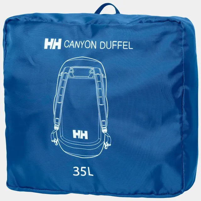 Helly Hansen Canyon Duffel Pack 35L Waterproof Hiking Backpack - Durable Travel Bag for Outdoor Adventures, Camping & Gym Use