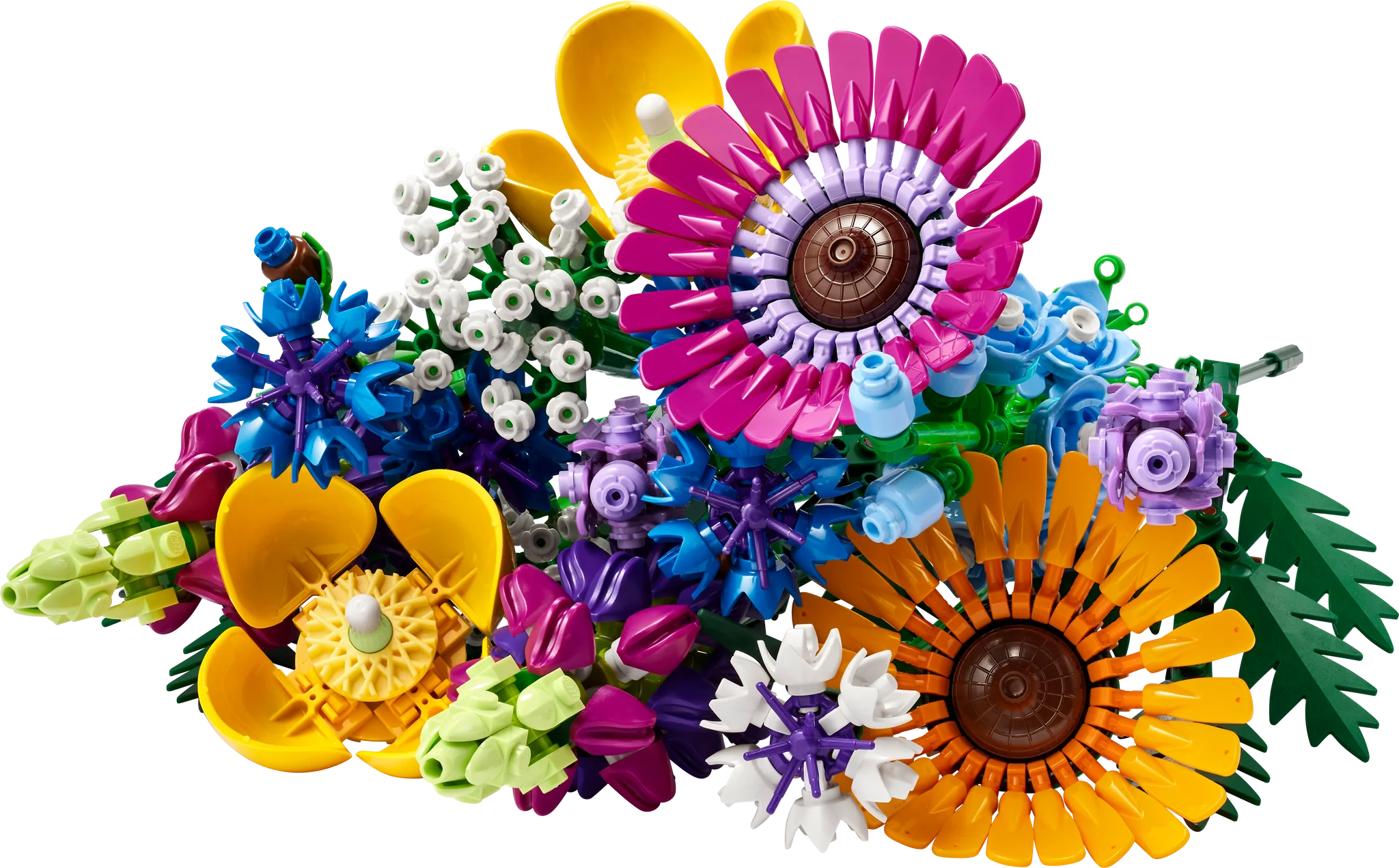 LEGO® Icons Wildflower Bouquet Building Kit - Creative DIY Flower Set for Home Decor, Gift, or Office Display | Perfect for Adults & Teens