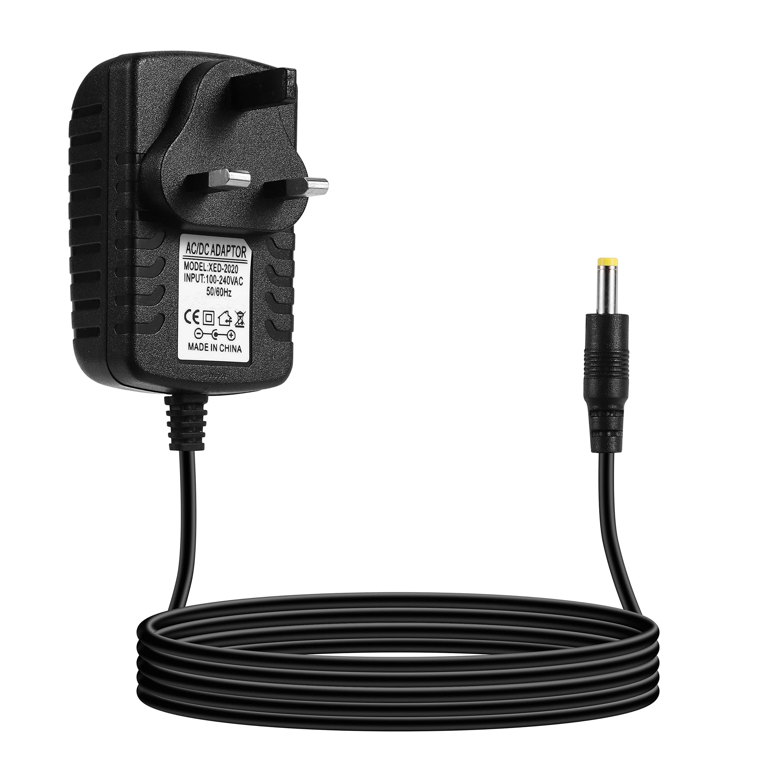 20V Massage Gun Charger with UK Plug - Compatible with Theragun Elite, PRO G4, G3 & G3PRO - Power Adapter & Charging Cable for Electric Massage Guns - Perfect for Home, Gym & Travel Use