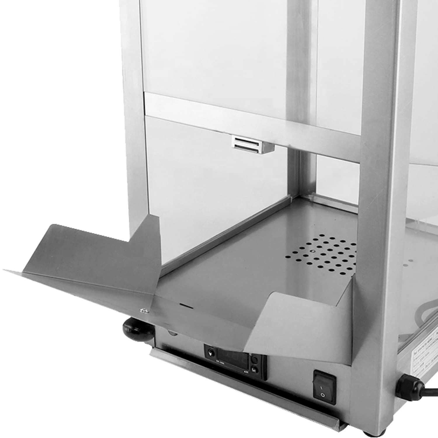 Commercial Nacho Cheese Warmer & Chip Display Cabinet with Scoop - Perfect for Restaurants, Cinemas, and Catering Events
