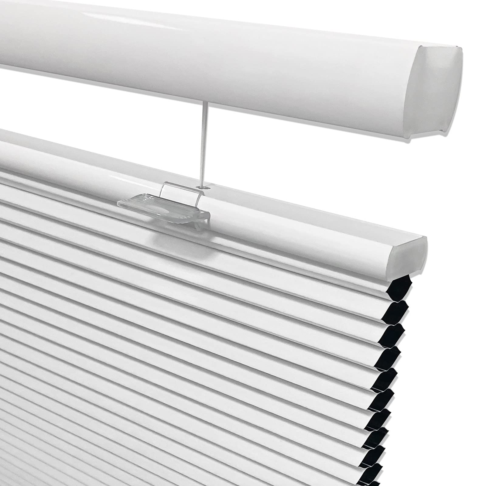 Top Down Bottom Up Cordless Cellular Shades - Blackout Window Blinds for Bathroom & Kitchen Windows, 54
