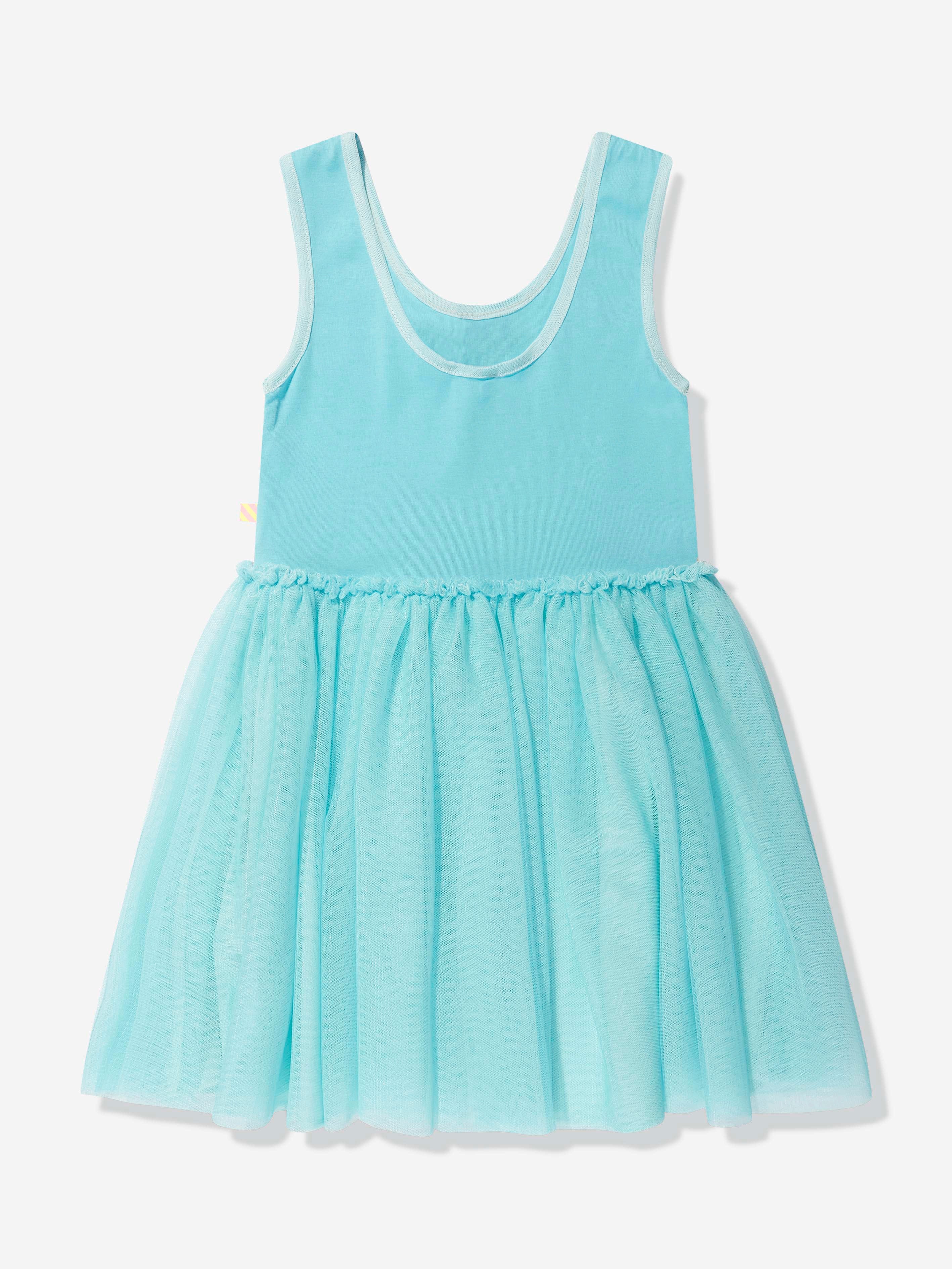 Billieblush Girls Sparkly Blue Dress with Glitter Crown - Perfect for Birthday Parties, Pageants & Special Occasions