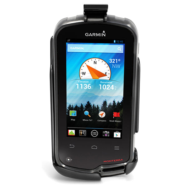 RAM Mount Cradle for Garmin Monterra GPS - RAM-HOL-GA64U Universal Motorcycle Bike Handlebar Mount - Perfect for Off-Road Adventures & Navigation