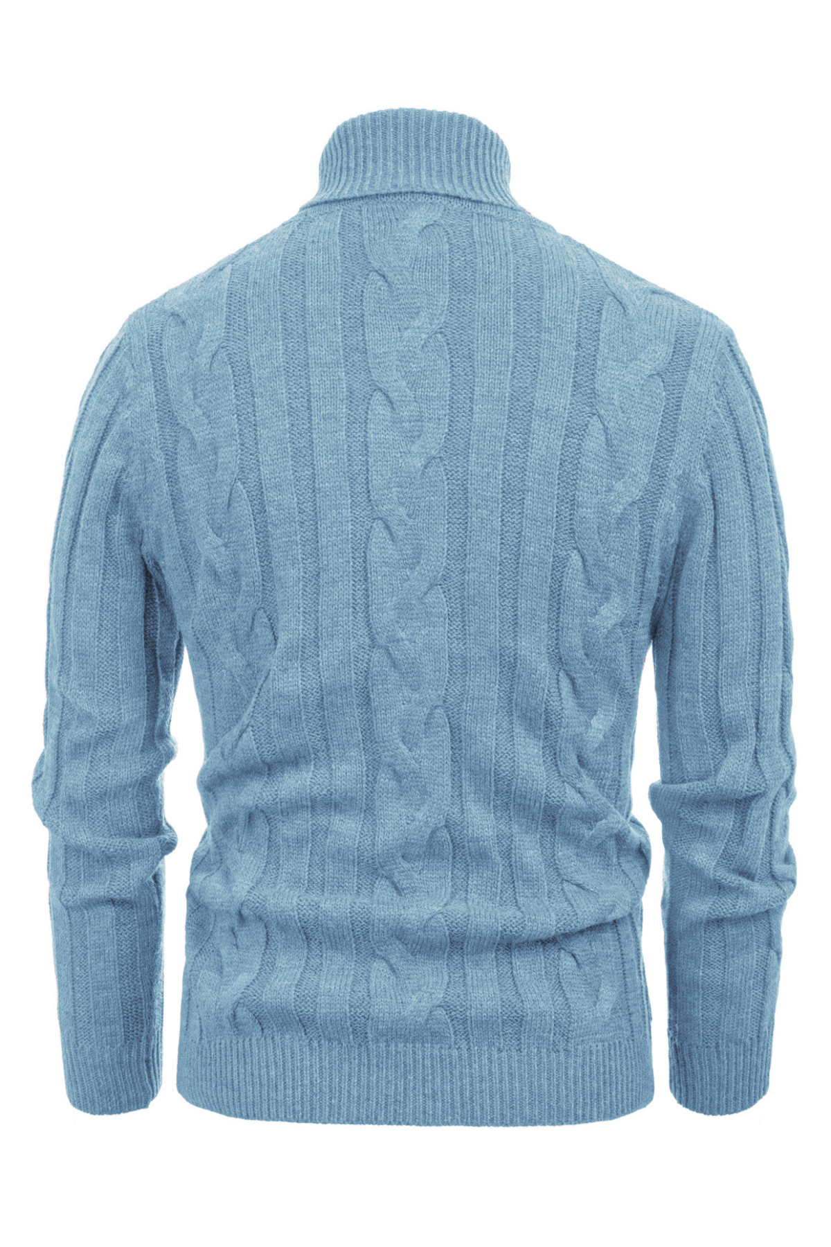 Men's Cable Knit Turtleneck Sweater - Warm Thermal Pullover for Casual Winter Wear | Perfect for Office, Outdoors & Holiday Outfits