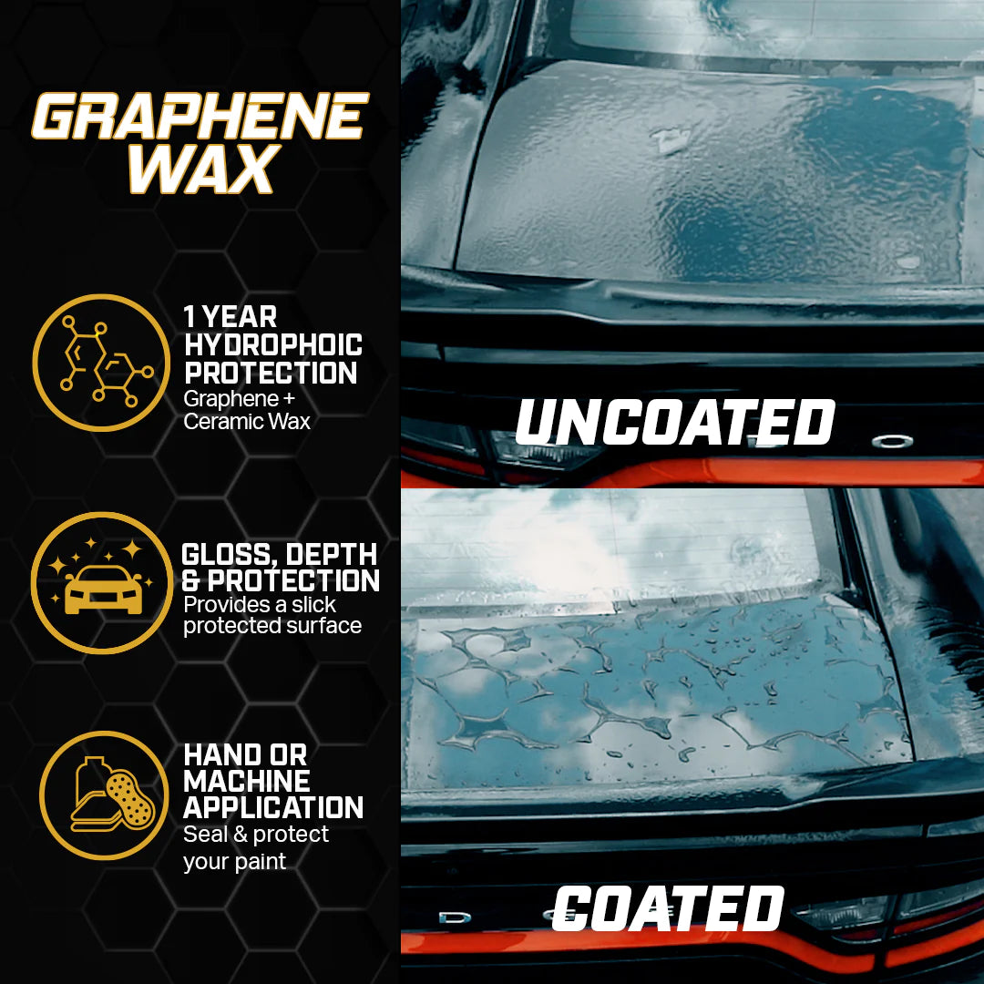 Renegade Graphene + Ceramic Essential Car Detailing Kit - Premium Auto Care for Paint Protection, Shine & Long-Lasting Results (Perfect for Car Enthusiasts & Professional Detailing)