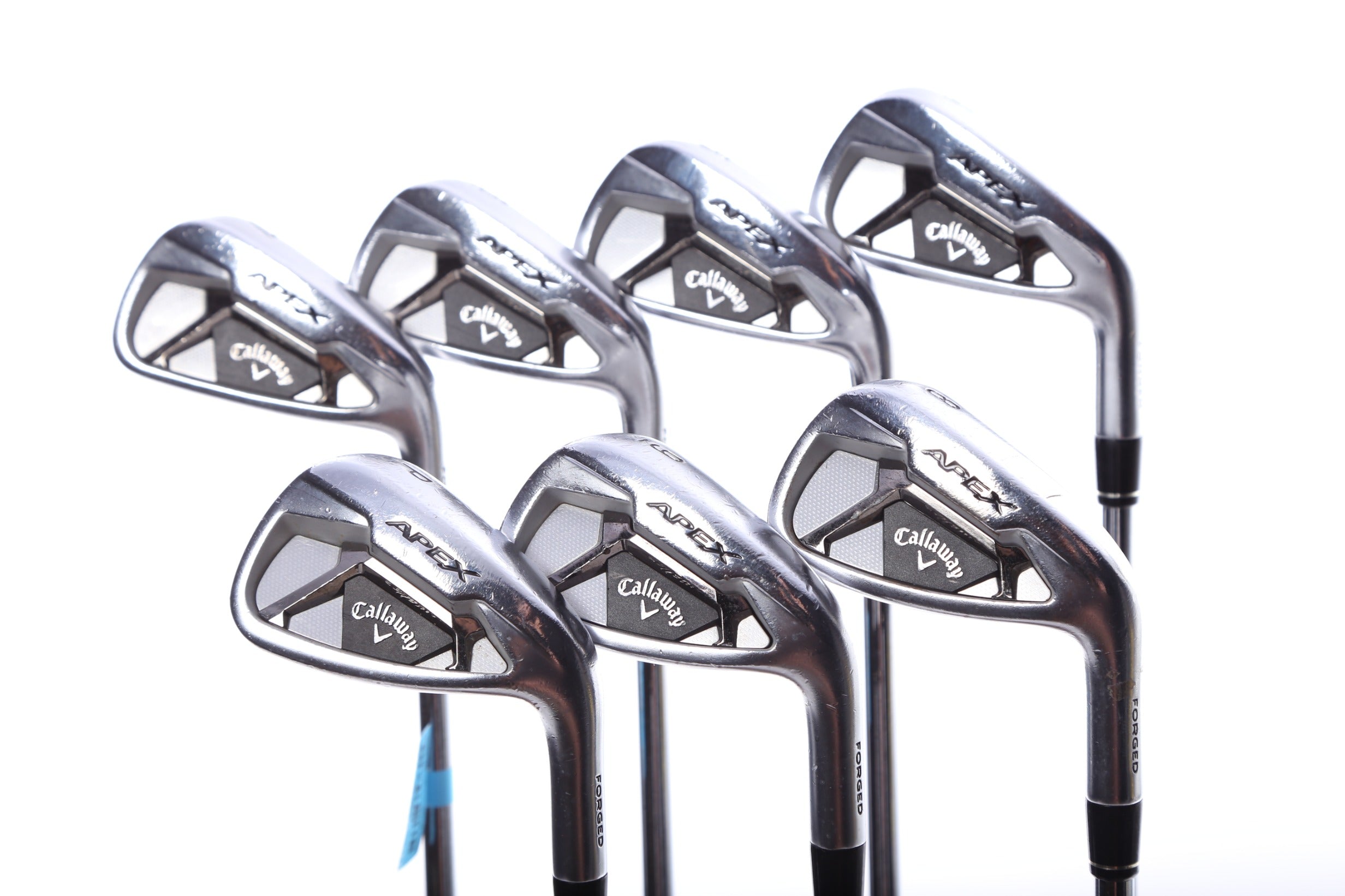 Used Callaway Apex 21 Iron Set 4-PW Right Handed Regular Flex Golf Clubs for Men - Perfect for Mid-Handicap Players on the Course