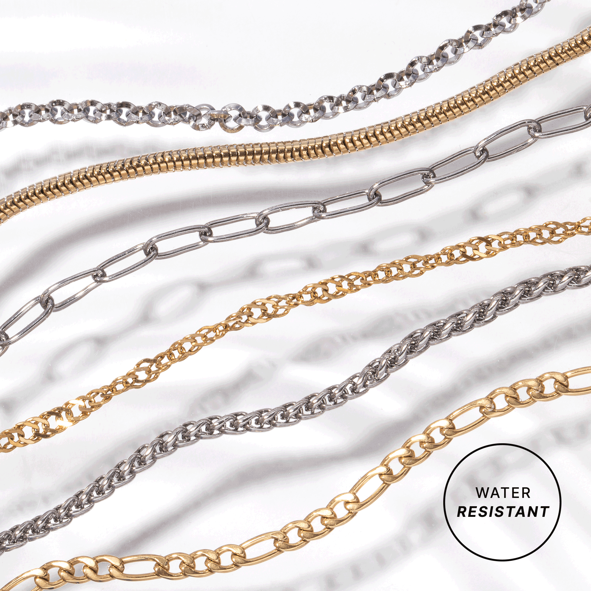 Faceted Rolo Charm & Layering Necklace for Women - Dainty Gold Plated Minimalist Jewelry - Perfect for Layering, Everyday Wear & Gift Giving