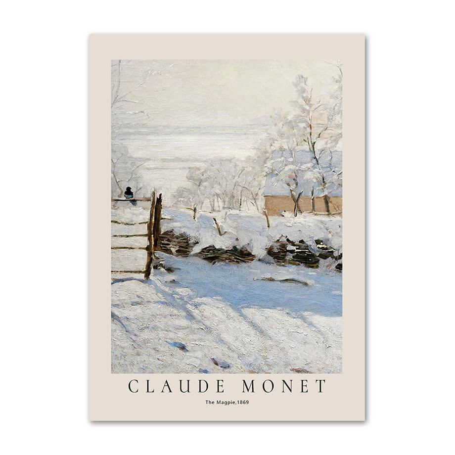 Monet Impressionist Art Canvas Posters - High Quality Wall Decor for Living Room, Bedroom & Office | Perfect Gift for Art Lovers