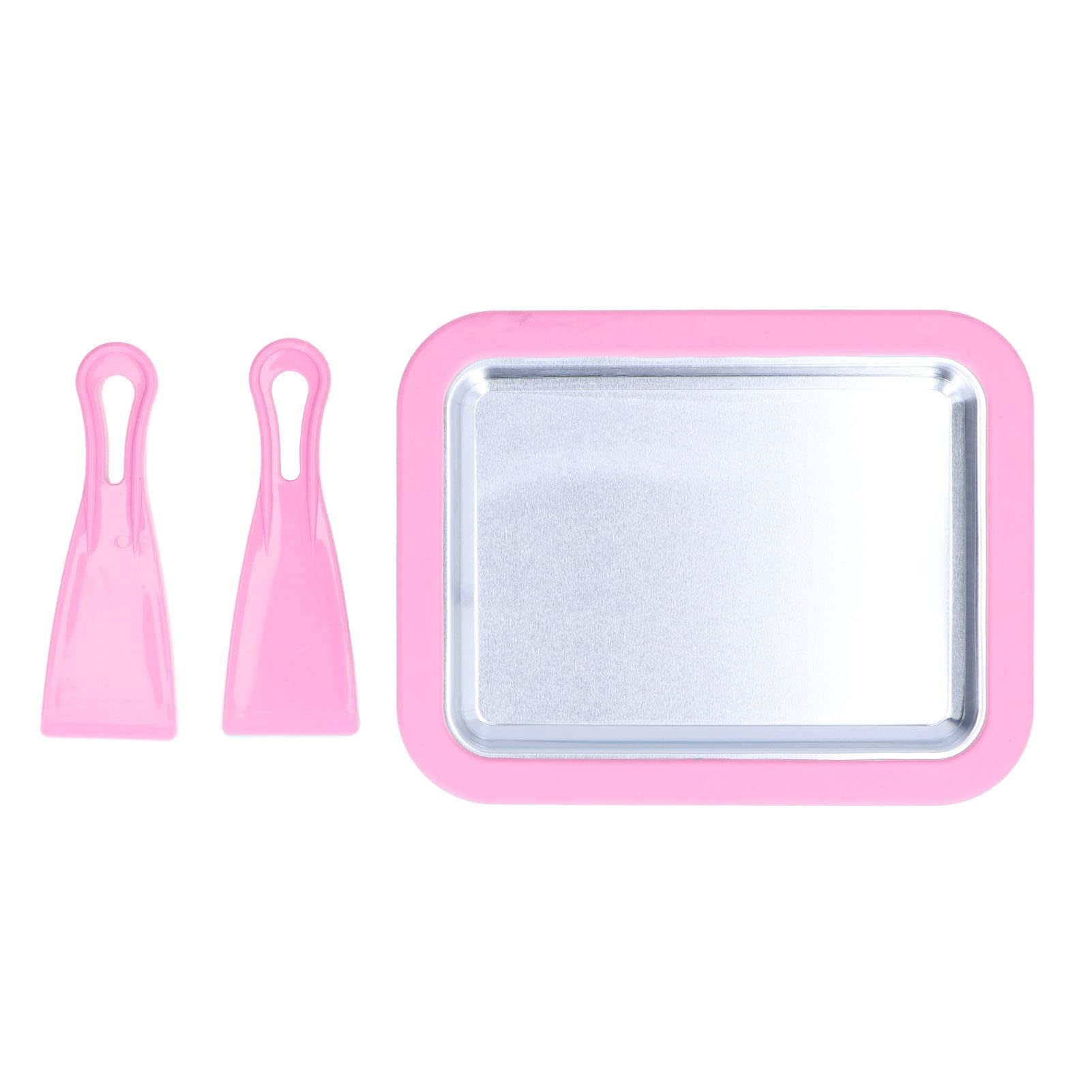Pink Fried Yogurt Machine - Instant Rolled Ice Cream Maker for Soft Serve, Slushies & Frozen Treats | Perfect for Parties, Dessert Shops & Home Use