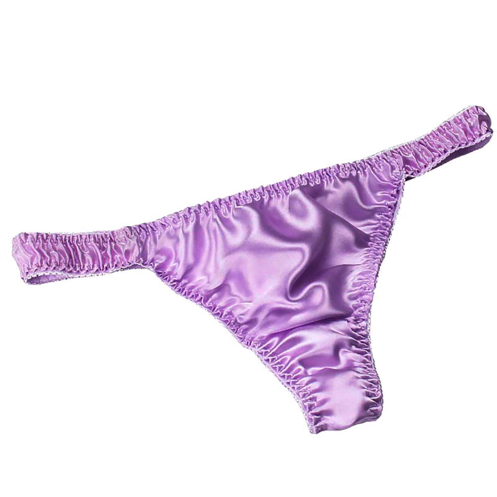 3 Pairs Women's Pure Silk String Bikini Panties - Soft & Sexy Thong Underwear for Summer Beach Wear (Sizes S-XL) | Healthy & Breathable for Comfort All Day | Perfect for Vacation, Pool Party & Intimate Moments