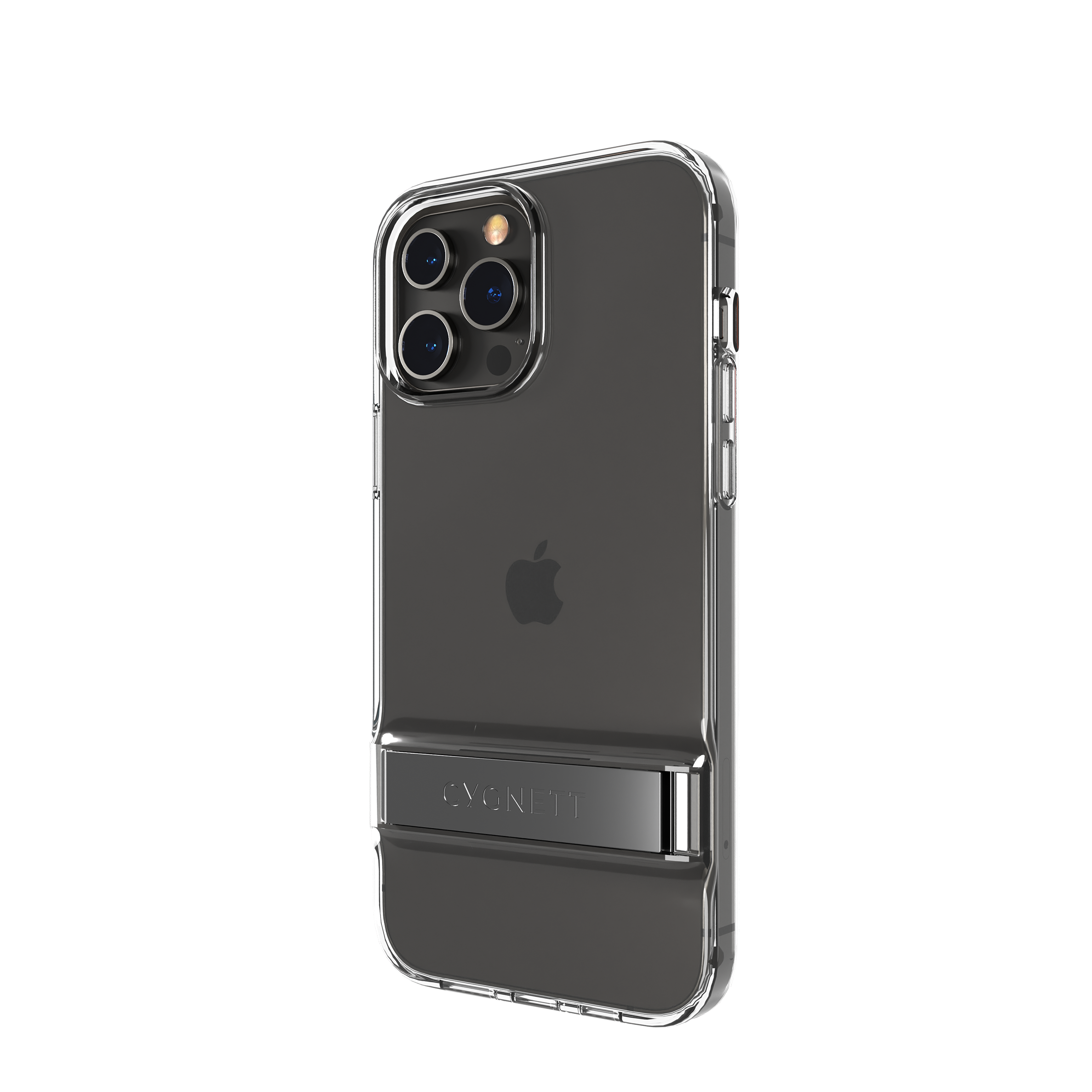 Premium Clear Shockproof Case with Kickstand for iPhone 13 Pro Max - Slim Protective Cover for Work, Travel & Everyday Use