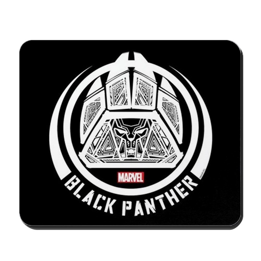 Black Panther Symbol Non-Slip Rubber Mouse Pad - Gaming Mousepad with Anti-Skid Base for PC, Laptop & Office Use - Perfect for Marvel Fans & Gamers