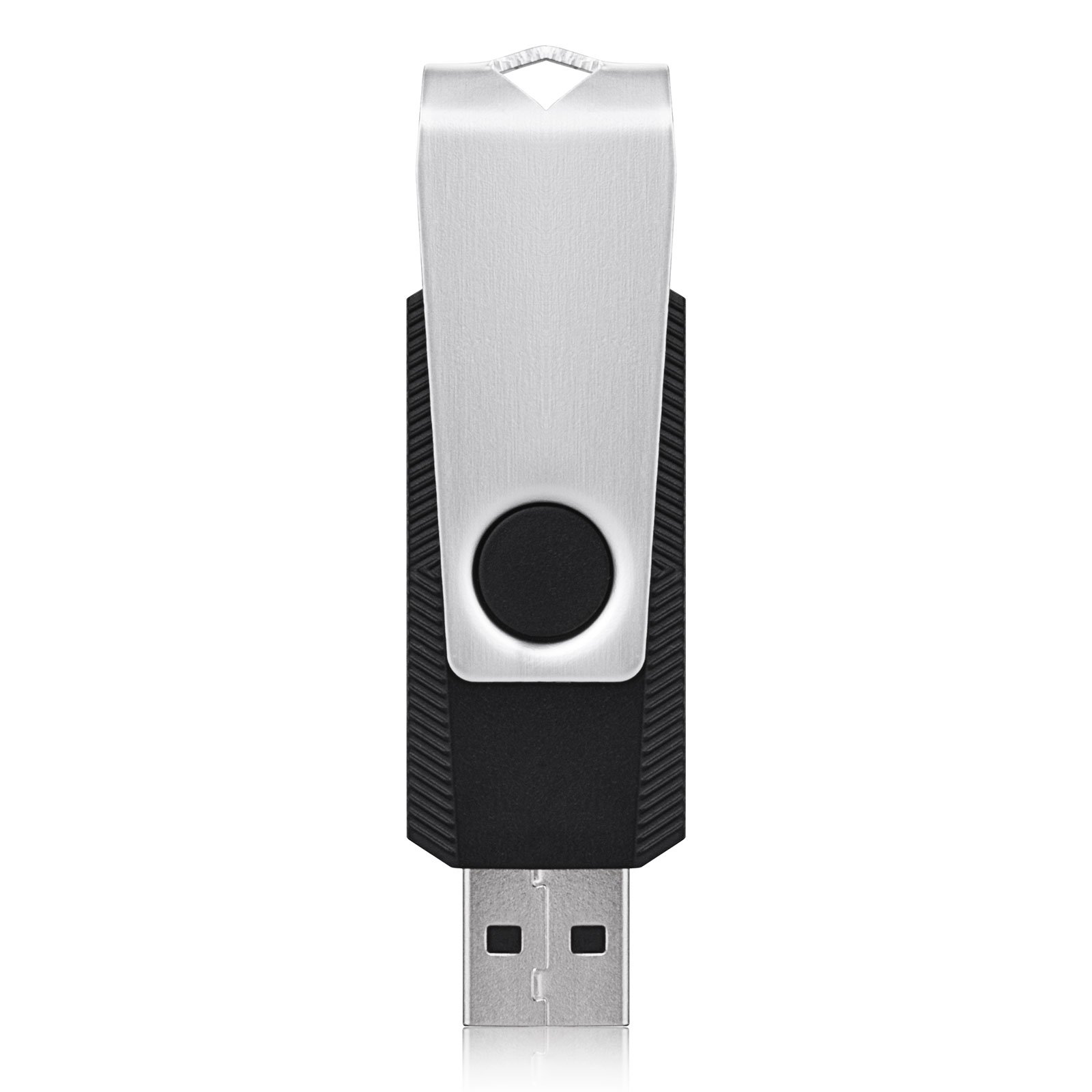 KEXIN 100 Pack 128MB USB Flash Drives Bulk - USB 2.0 Swivel Thumb Drives for Data Storage, File Transfer, School, Office & Business Use