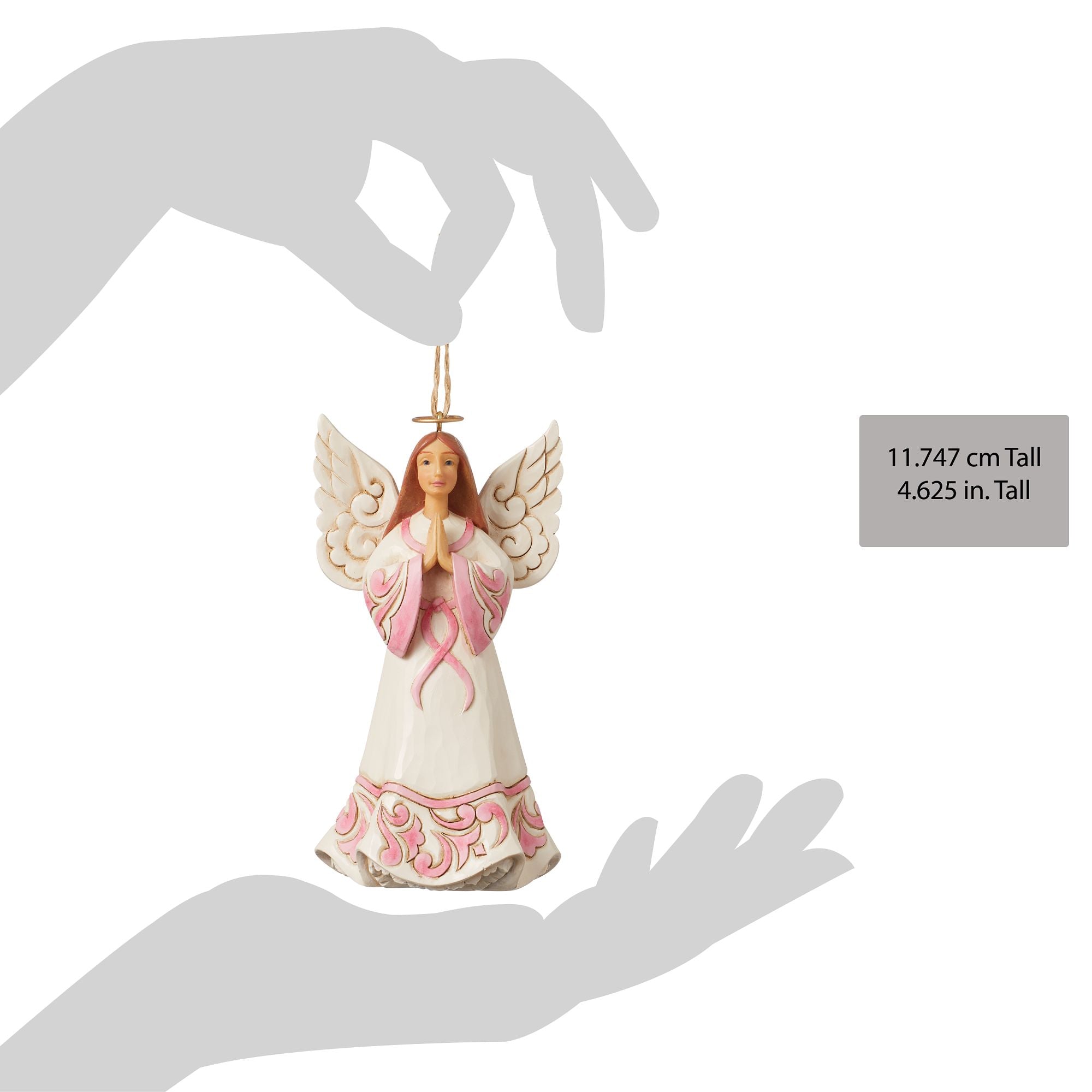 Annual Rose Angel Ornament - Handcrafted Christmas Tree Decorations for Holiday Home Decor & Gift Giving
