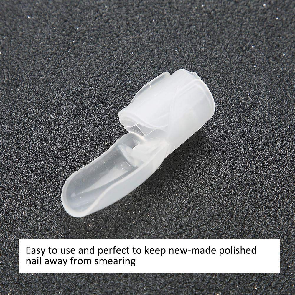 10Pcs Nail Polish Protector Tips - Finger Nail Varnish Shield for Manicure & Nail Art | Reusable Nail Polish Guards for Perfect DIY Home Salon & Professional Use