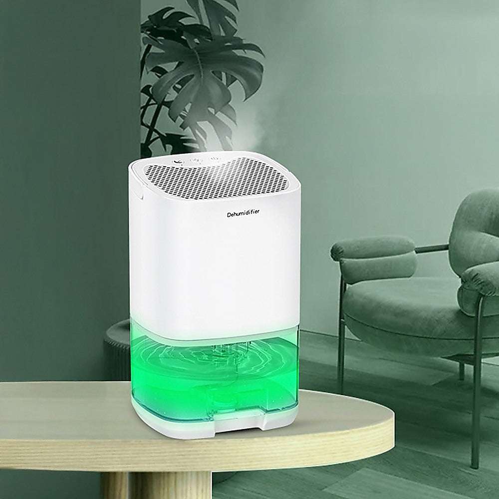 1000ML Mini Dehumidifier - Portable Air Dryer for Home, Office & Closet - Compact Moisture Absorber Machine for Basement, Bathroom & Small Spaces
