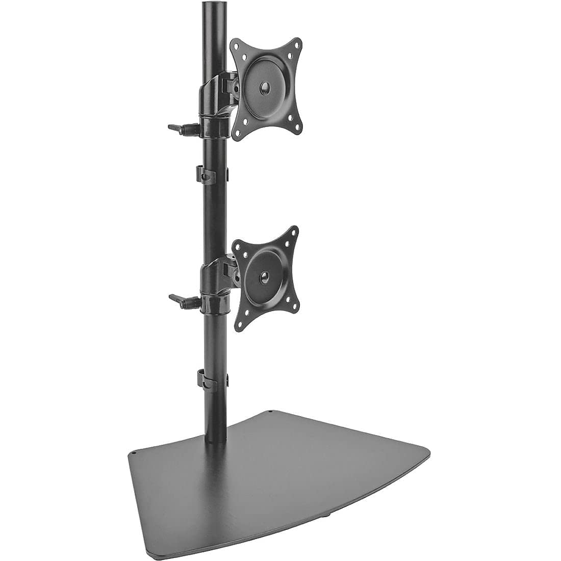 Tripp Lite DDR1527SDC Dual Monitor Stand - Adjustable Swivel Tilt Rotate Vertical Desk Mount for 15