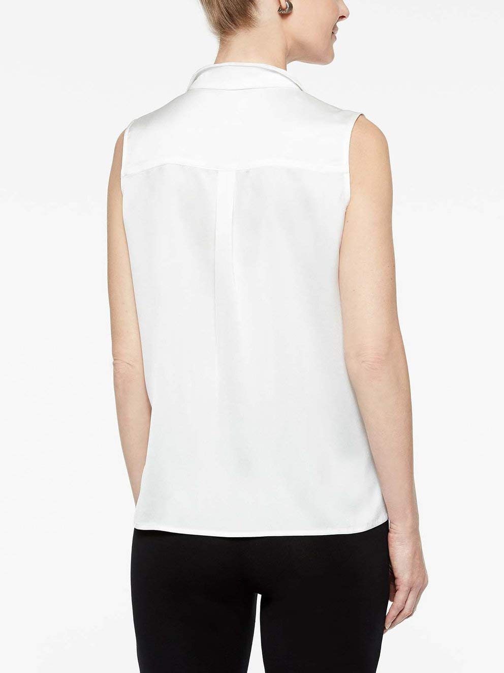 MISOOK Women's Sleeveless Blouse - Pullover Woven Tank Top, Machine Washable, Casual & Dressy Tops for Women & Teens | Perfect for Office, Summer Outfits & Layering