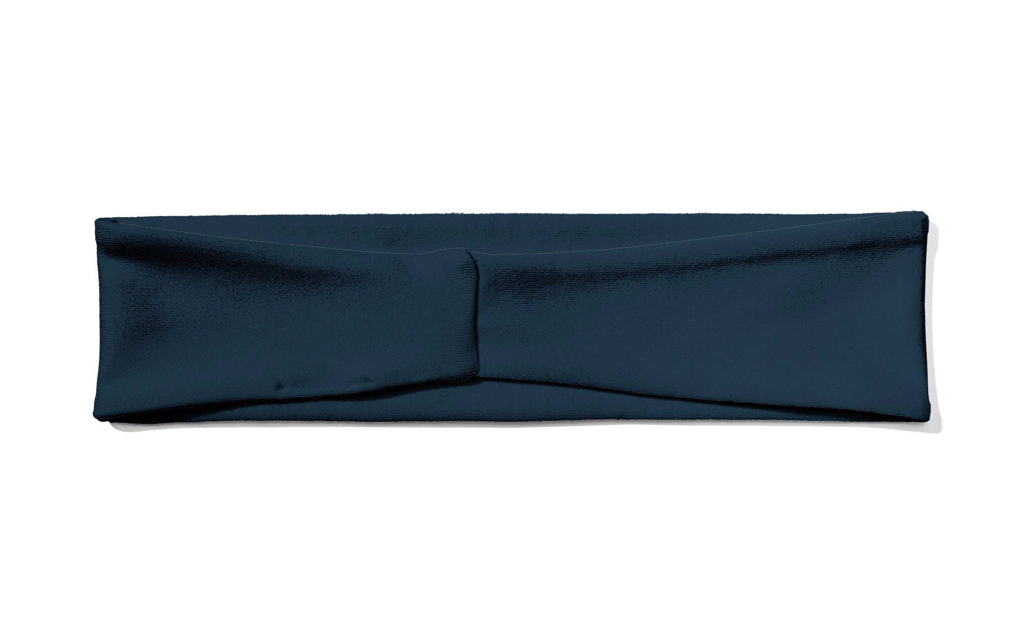 Premium Navy Blue Infinity Headband for Women - Soft Stretchy Hair Band for Workouts, Yoga, Running & Everyday Use