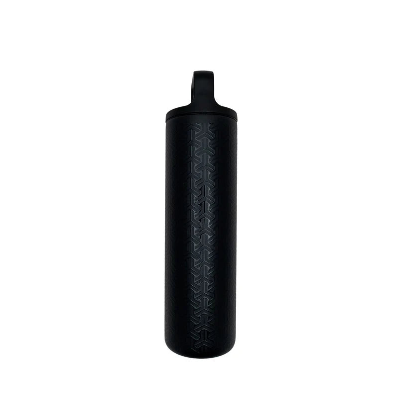 MiiR Carryology x Wide Mouth Water Bottle 20oz - Insulated Stainless Steel, Leakproof, BPA-Free - Perfect for Hiking, Travel & Outdoor Adventures (Black)