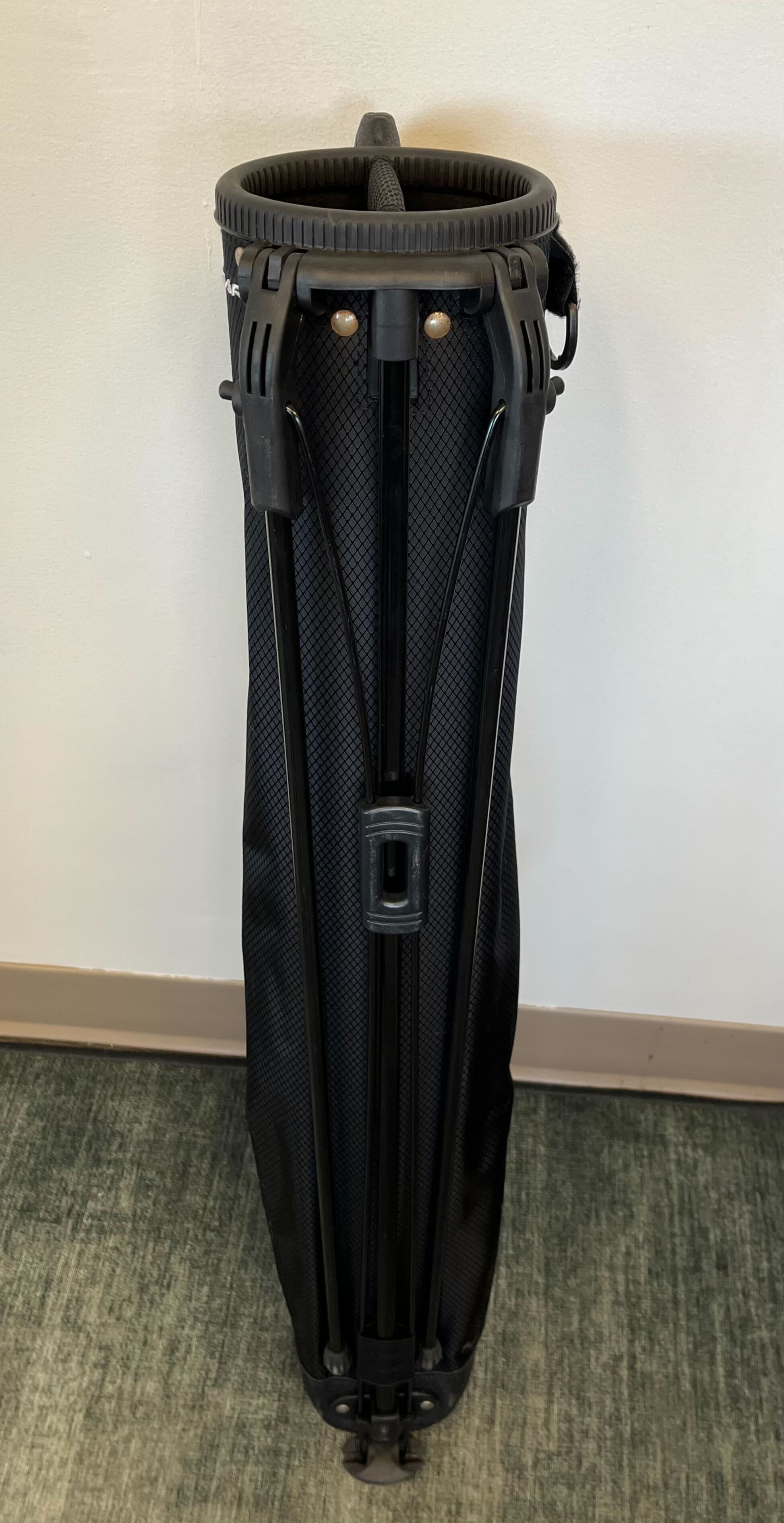 Orlimar Lightweight Sunday Carry Golf Bag - Black/White | Perfect for Pitch & Putt, Travel & Weekend Golfing