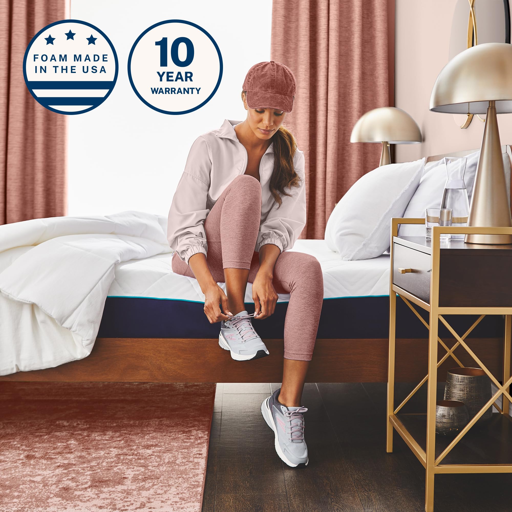 Sleep Innovations Shiloh Hybrid 12 Inch Cooling Gel Memory Foam & Innerspring Mattress - King Size, Medium Support, Bed in a Box for Pressure Relief & Temperature Regulation - Perfect for Hot Sleepers, Back Pain Relief & Guest Bedrooms