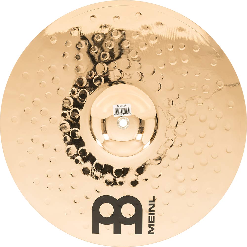 Meinl 16” Professional Arena Marching Cymbal Pair with Straps - Bronze Alloy Brilliant Finish - Made in Germany - 2-Year Warranty (MA-AR-16) - Perfect for Drum Corps, Marching Bands & Live Performances