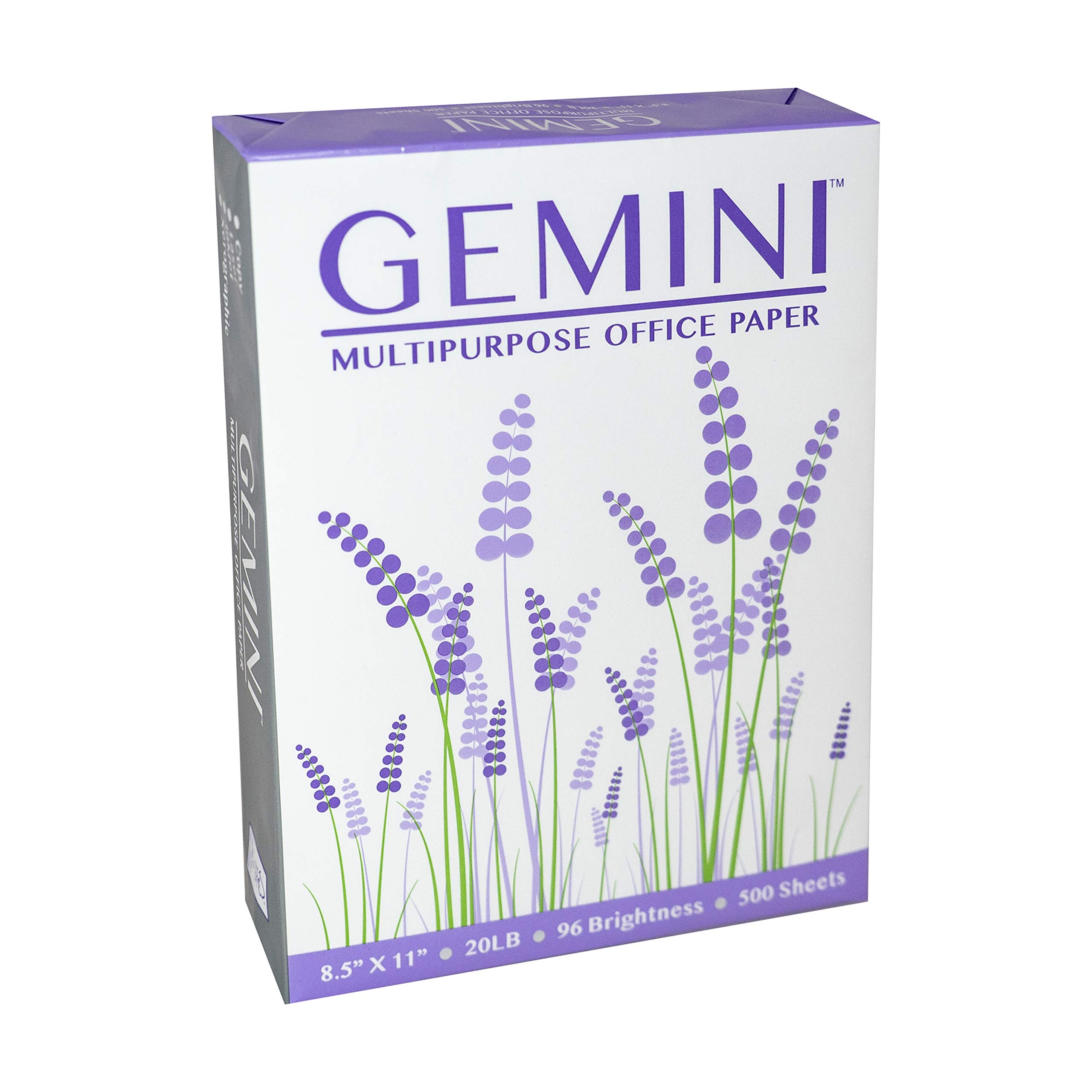 Gemini Pallet Paper - Bright White 20# Copy Paper, 8.5” x 11 Letter Size, FSC Certified Printer Paper for Office, School & Home Printing Needs