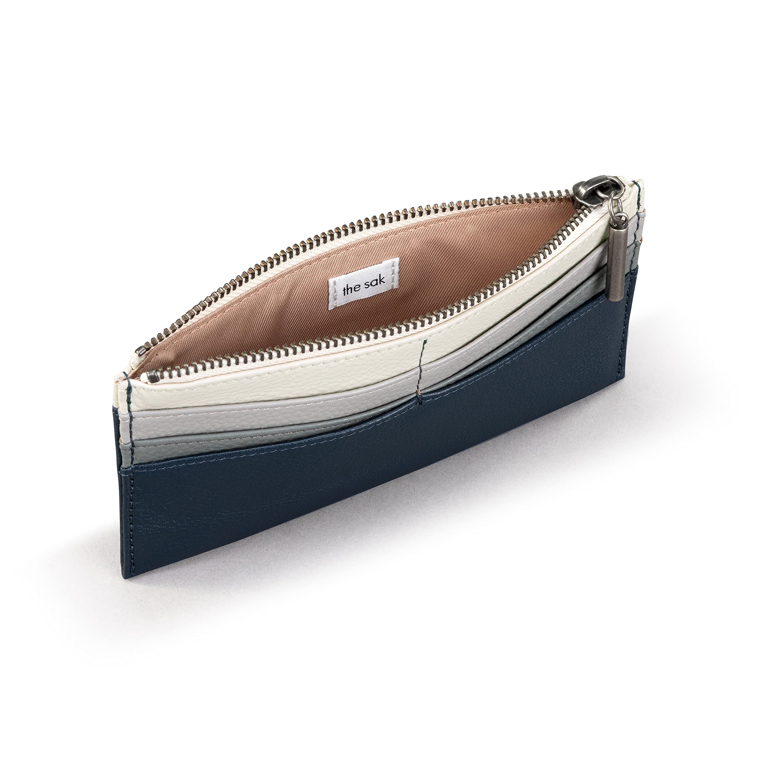The Sak Women's Neva Large Leather Card Wallet - RFID Blocking Slim Wallet for Credit Cards & ID - Perfect for Travel, Work & Everyday Use