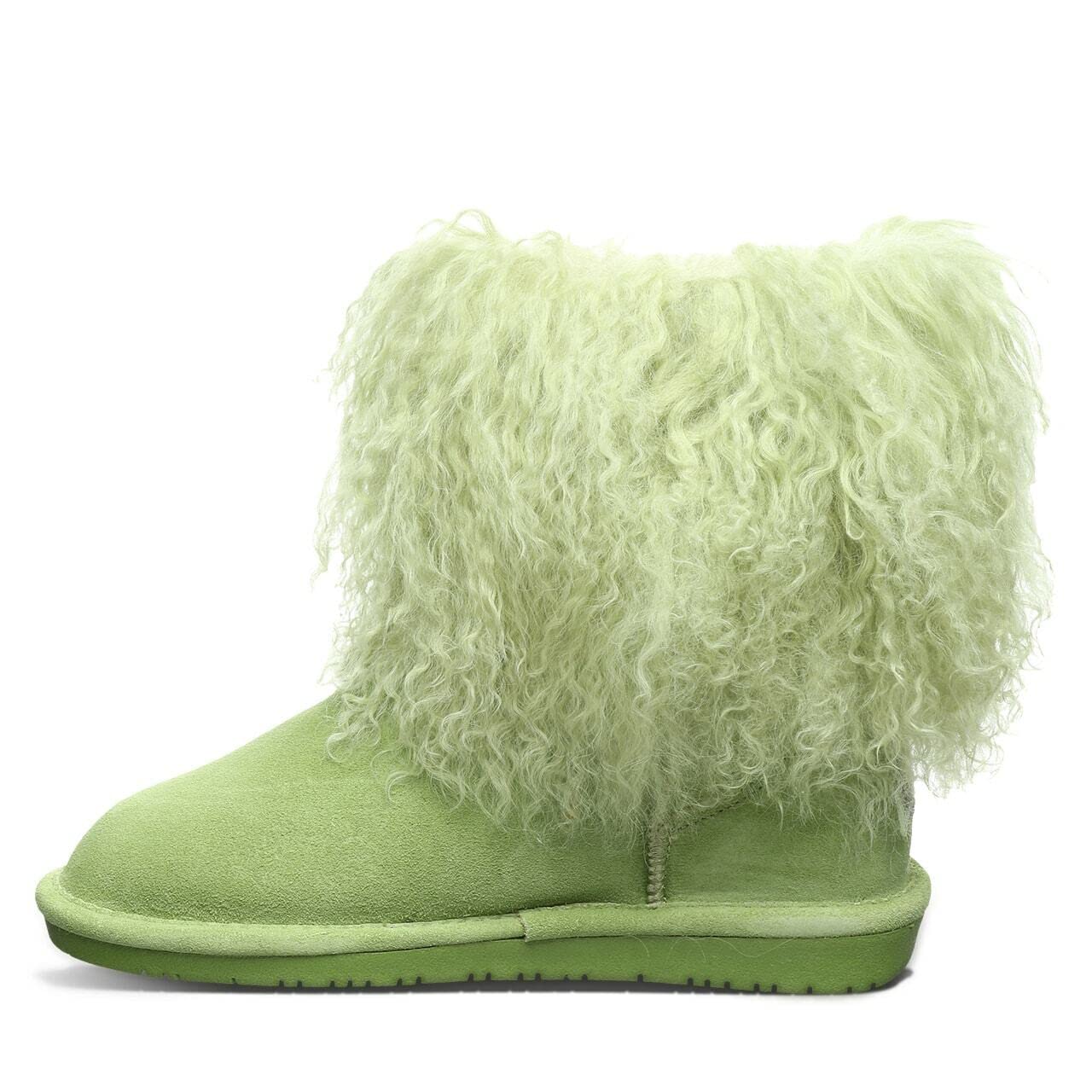 BEARPAW Women's Suede Slip-On Winter Boots - Comfortable & Warm Ankle Boots for Women in Multiple Colors | Perfect for Casual Outfits, Snow Days & Outdoor Activities