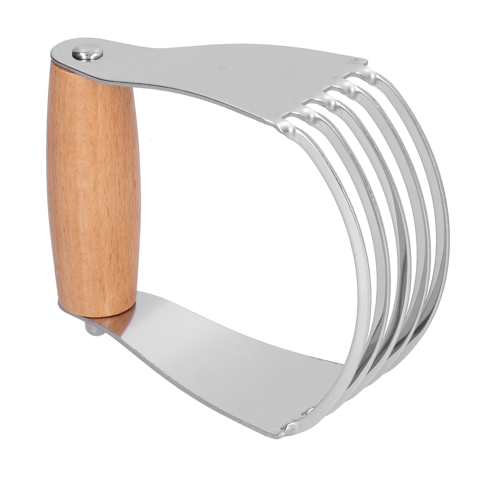 Professional Pastry Blender & Dough Cutter with Heavy Duty Stainless Steel Blades - Perfect for Baking Pies, Cookies & Pastry Dough - Ideal for Home Bakers & Professional Chefs