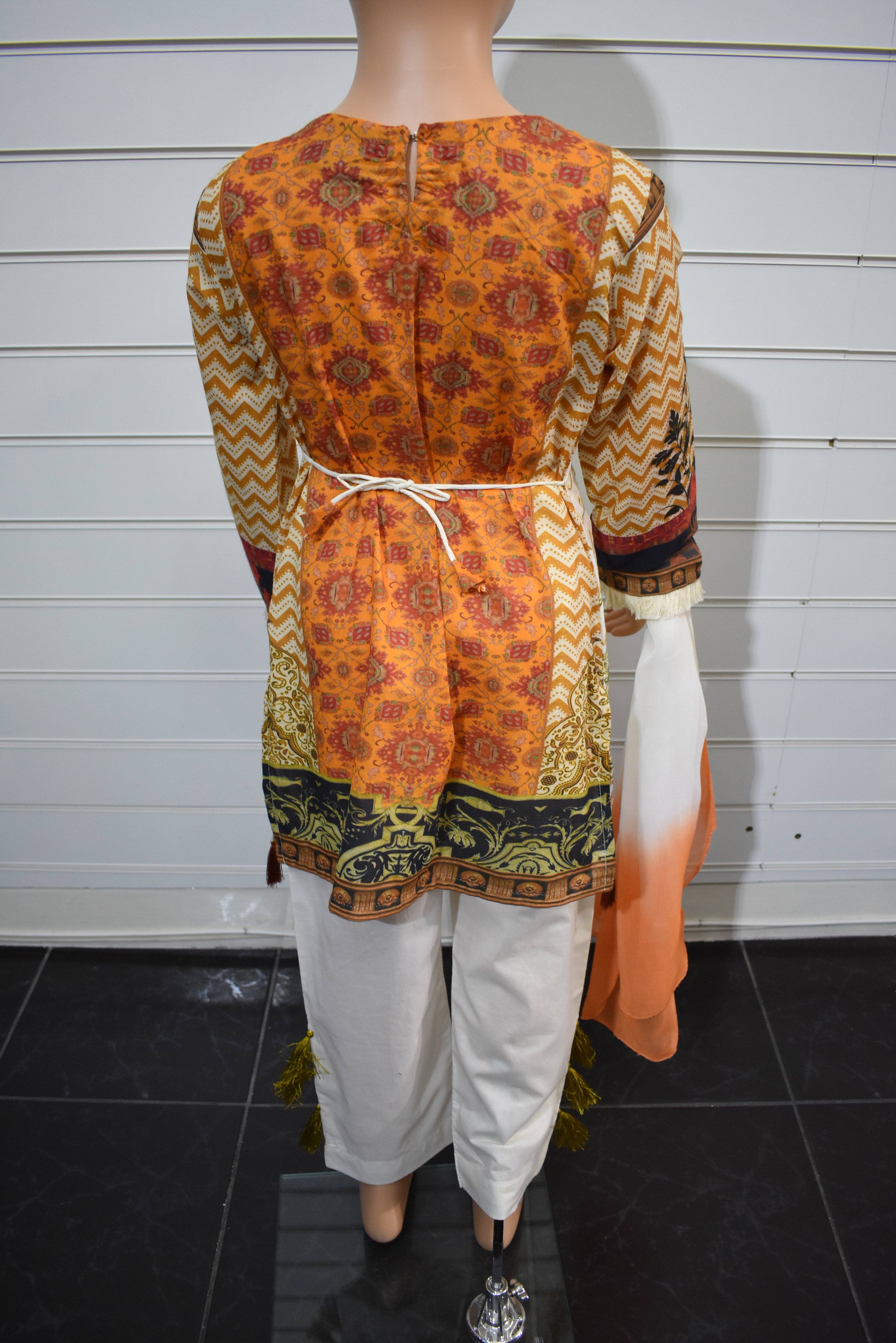 Limelight Inspired Kids Digital Print Outfit with Tassel Trousers | Trendy Children's Fashion Set | Perfect for Birthday Parties, Photo Shoots & Special Occasions