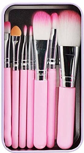 AVTY Professional 8-Piece Makeup Brush Set with Blender Sponge - Soft Face Foundation, Concealer, Eyeshadow & Powder Brushes - Perfect for Everyday Makeup & Travel
