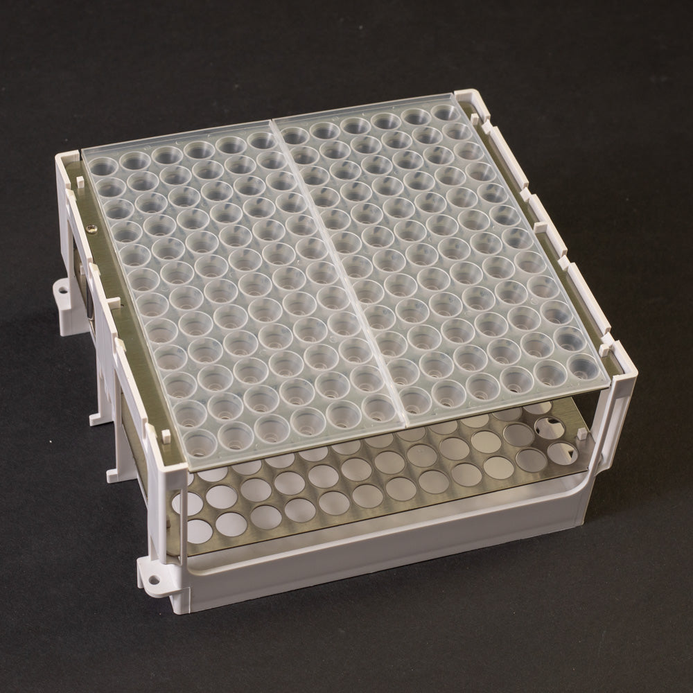 Foxy® R1 & R2 Tube Rack for 13mm Diameter Tubes (144 Pack) - Perfect for Laboratory Organization & Sample Storage