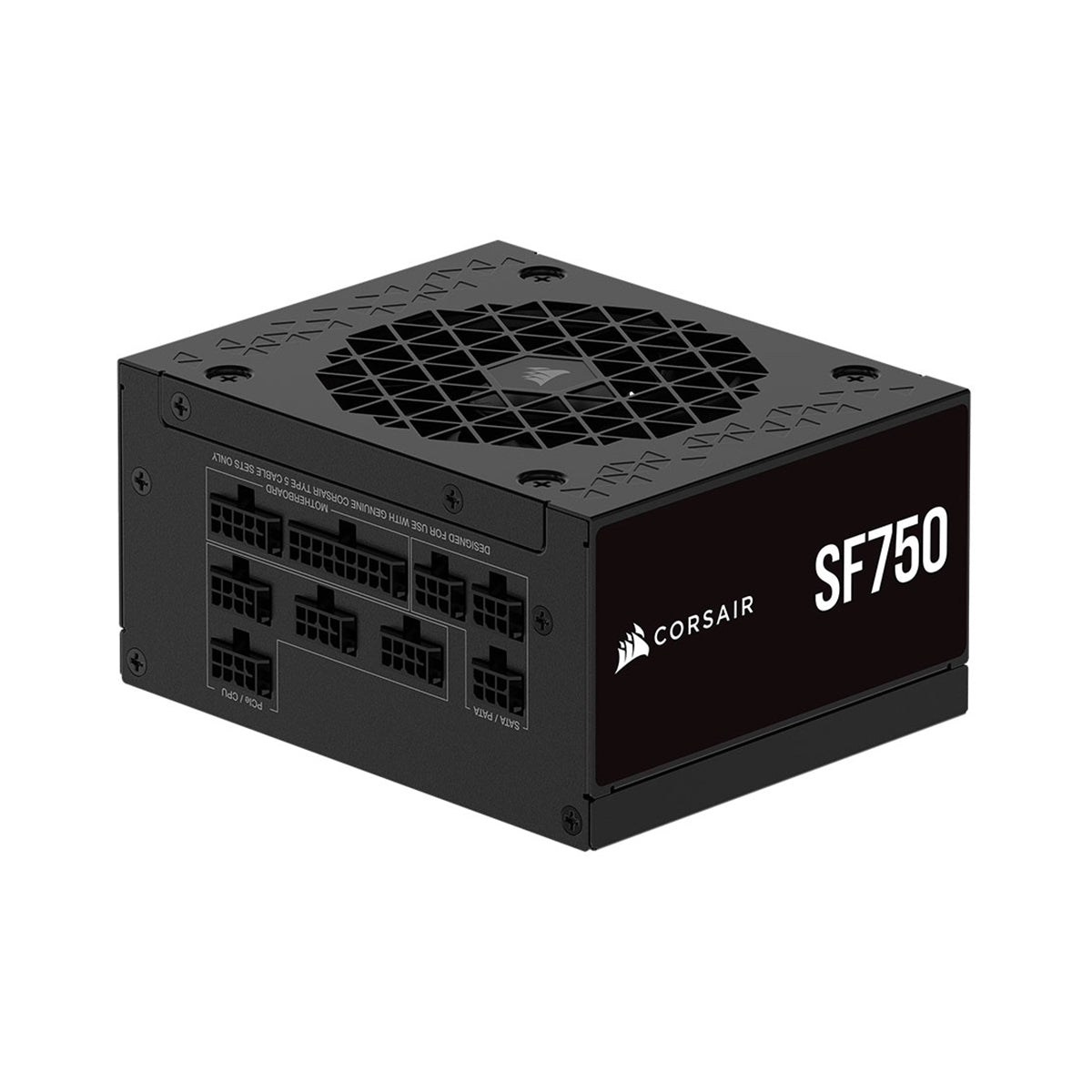 Corsair SF750 750W 80 Plus Platinum Certified Fully Modular SFX Power Supply (2024 Version) - Compact High-Performance PSU for SFF PCs, Gaming Rigs & Home Theater Systems