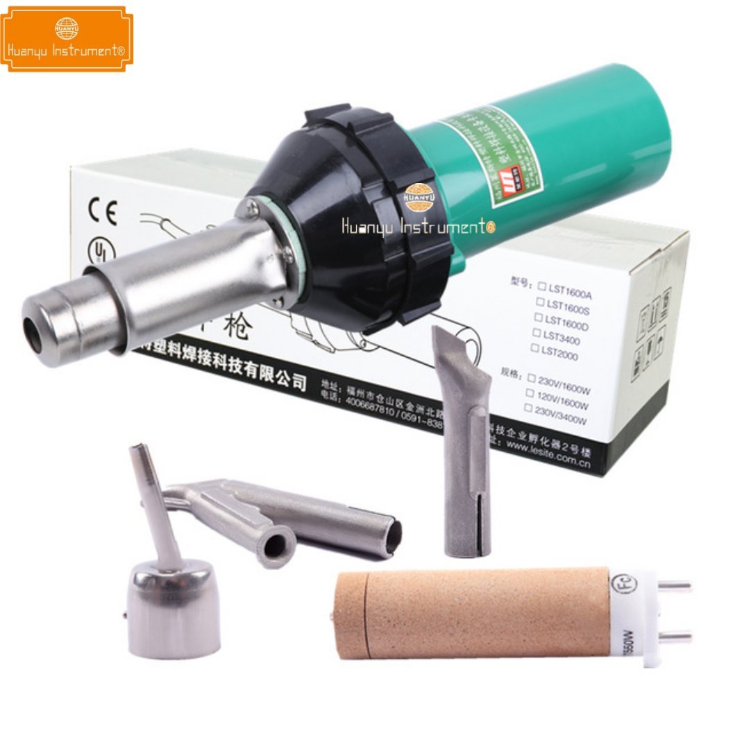 LST1600 1600W Hot Air Plastic Welding Gun Kit - 110V for PE, PP, EVA, PVC, TPO, PVDF Materials - Professional Plastic Welder Torch Pistol for DIY Repairs, Automotive, Construction & Industrial Applications