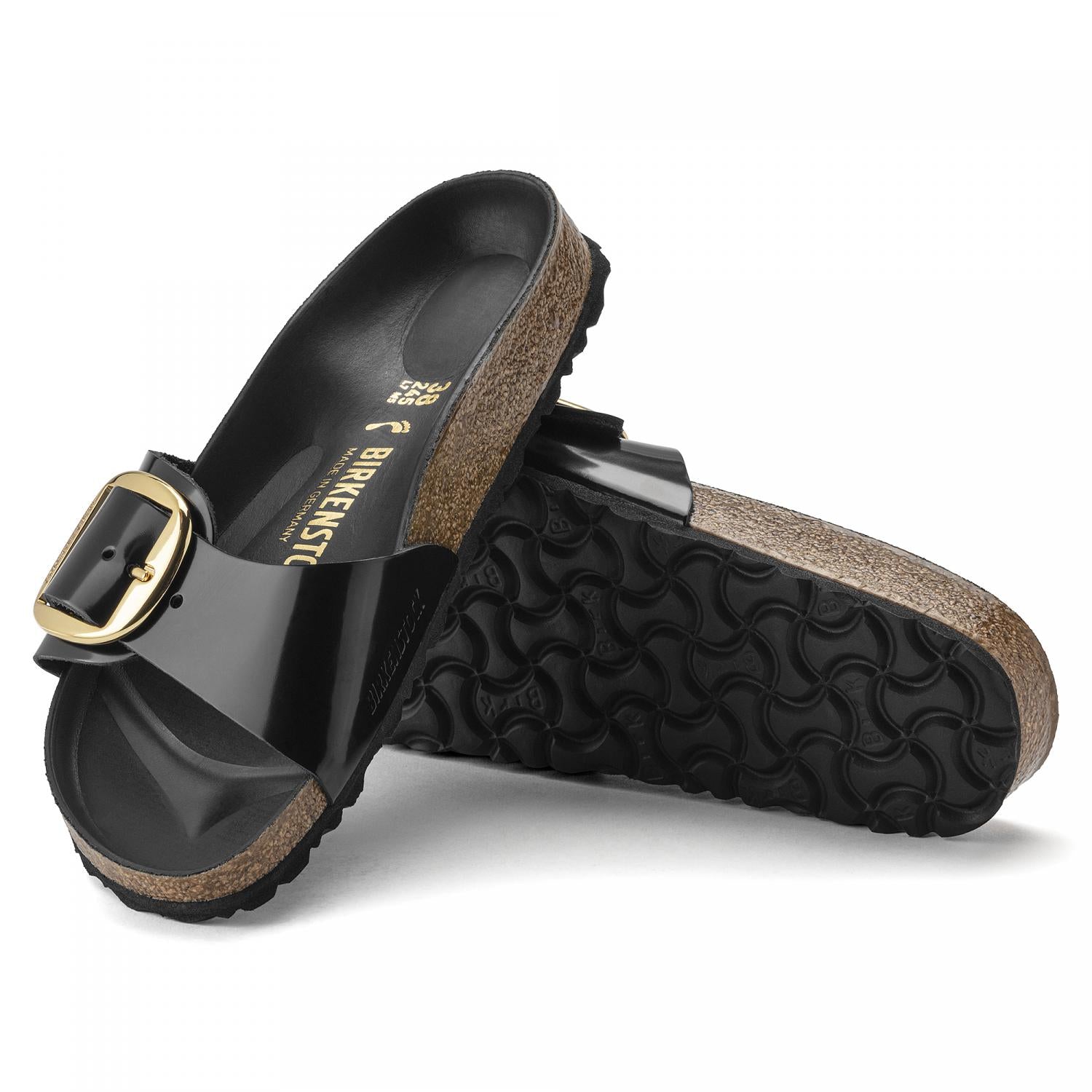 Madrid Big Buckle Sandals for Women - Comfortable Summer Slide Sandals with Adjustable Buckle | Perfect for Beach, Vacation & Casual Outfits